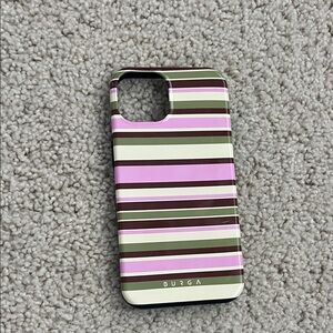 Burga colorful striped iPhone 13 case